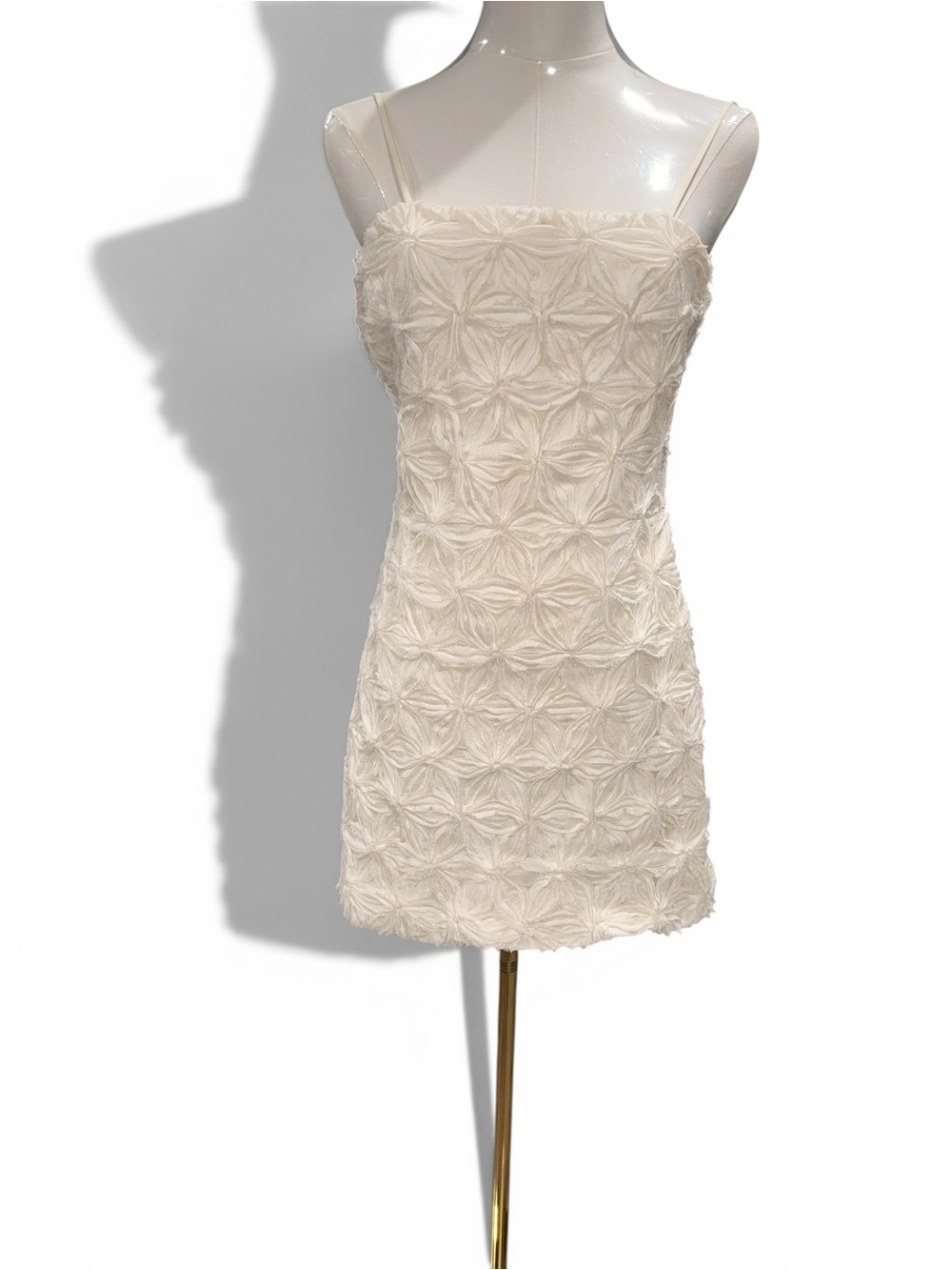 ASTR THE LABEL LACE 3D FLORAL PATTERN MINI DRESS SIZE XS FITS A SMALL BRIDAL - Picture 10 of 10